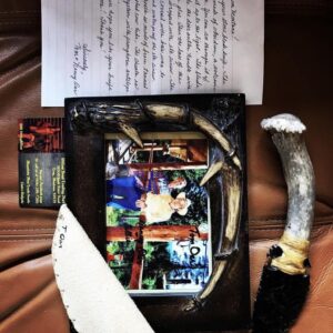 Tom Oar glass rock Knife